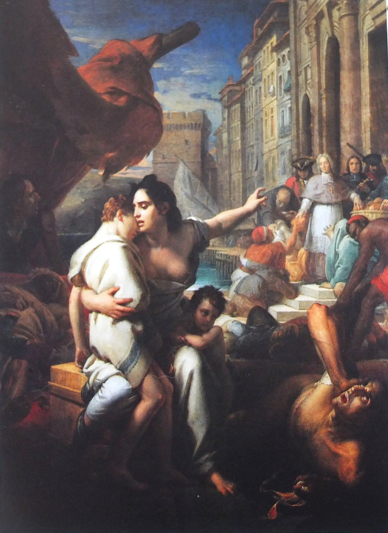 Monseigneur de Belzunce während der Pest von 1721 in Marseille - François Gérard
