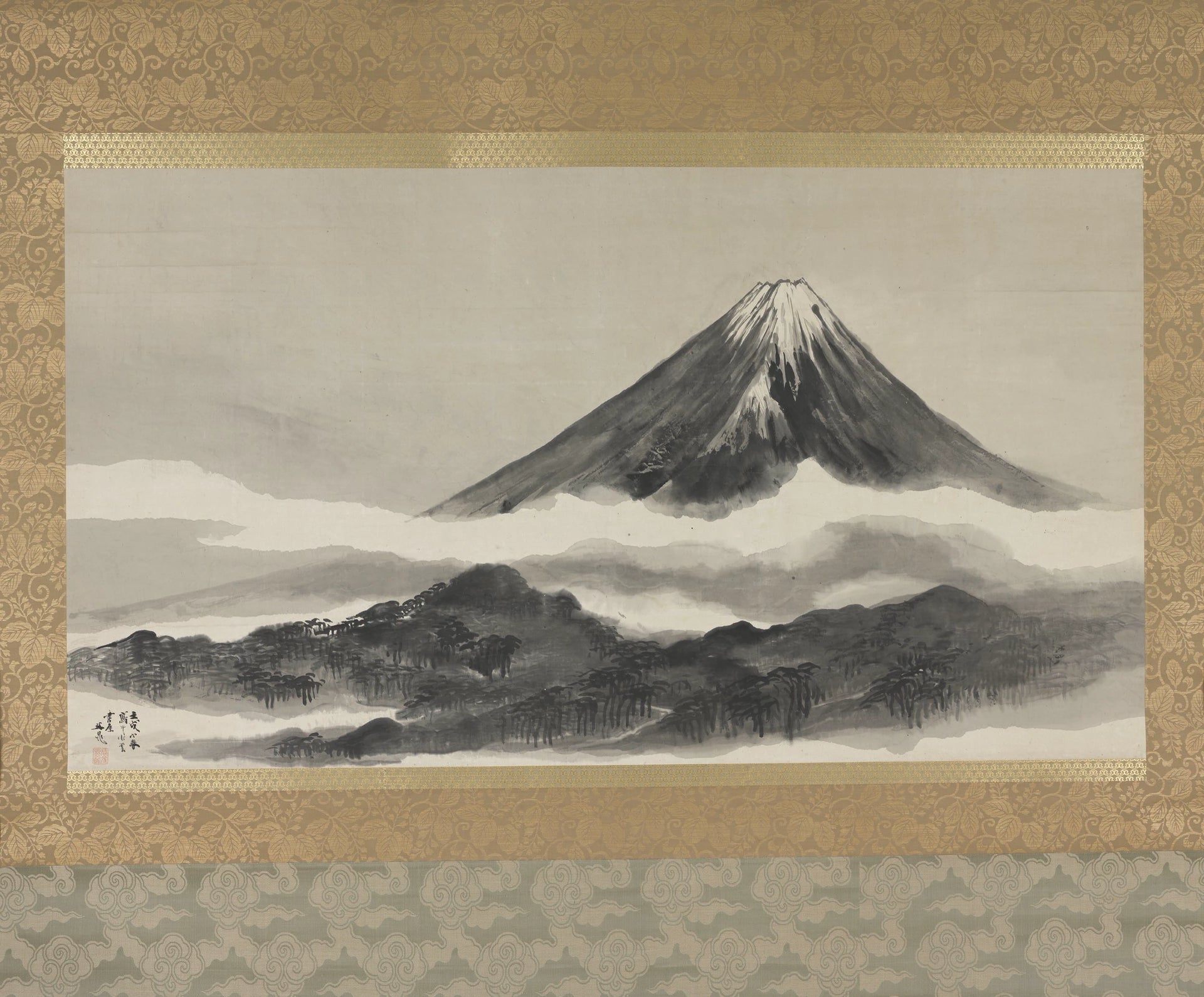 Mont Fuji, Tani Bunchō, 1802