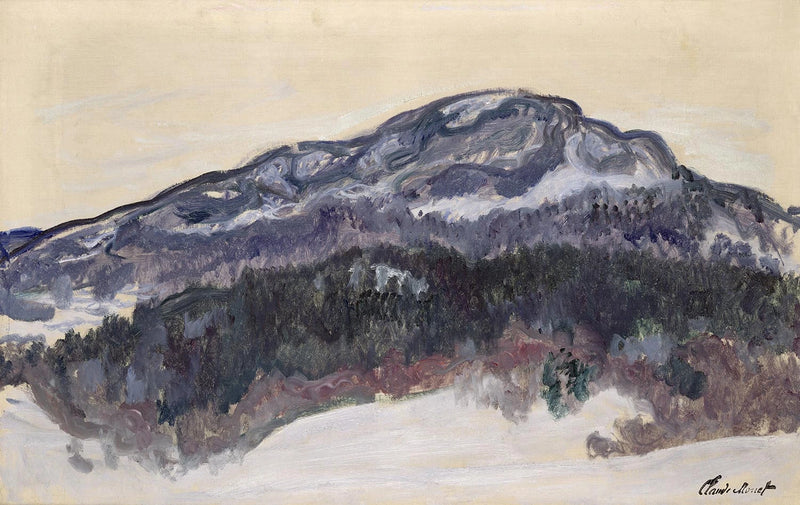 Berg Kolsås in Norwegen, Marmottan W1406 - Claude Monet
