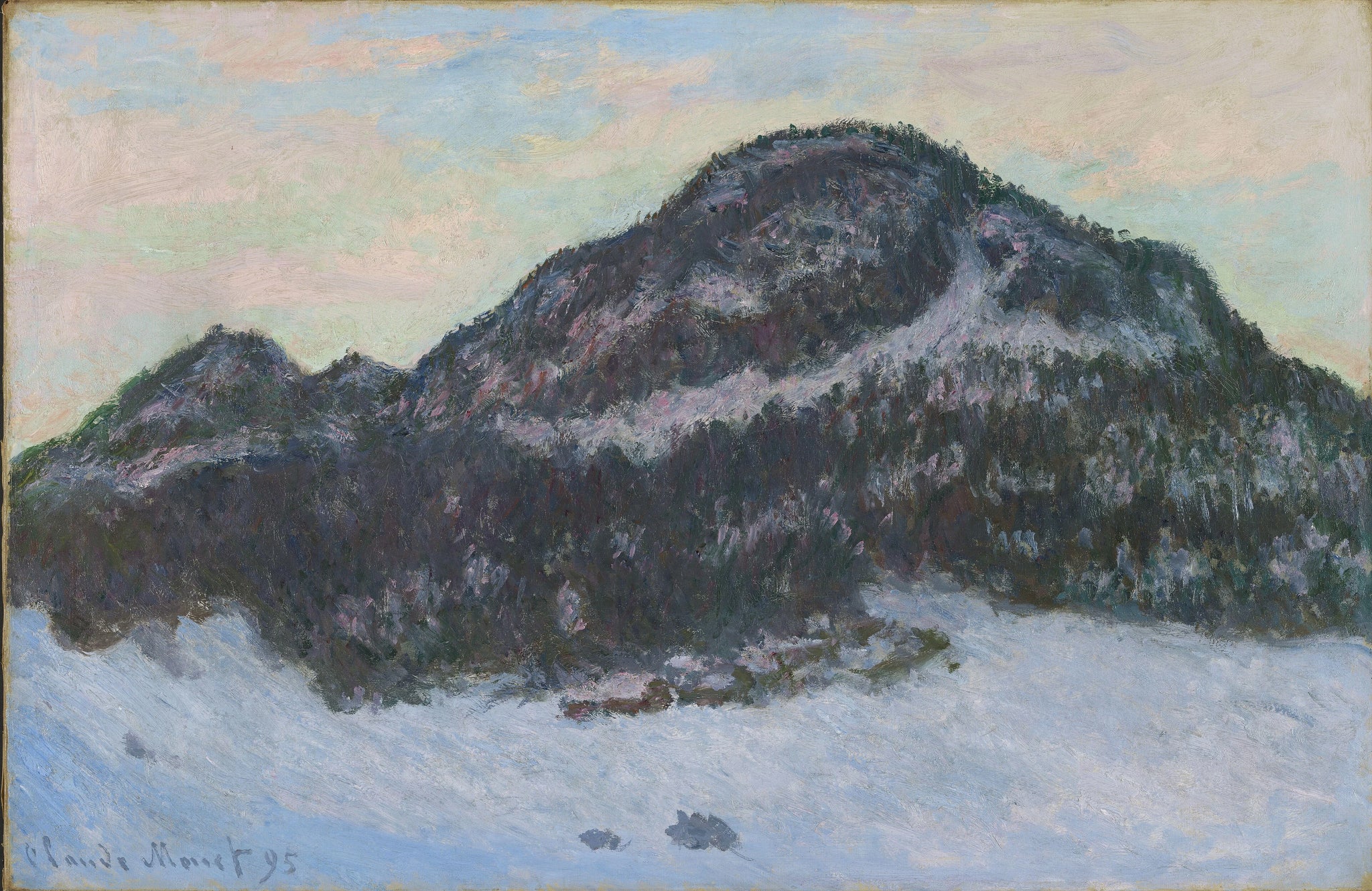 Le Mont Kolsås de Claude Monet, 1895 – Nasjonalmuseet NMK.DEP.2019.0010, Wildenstein 1407