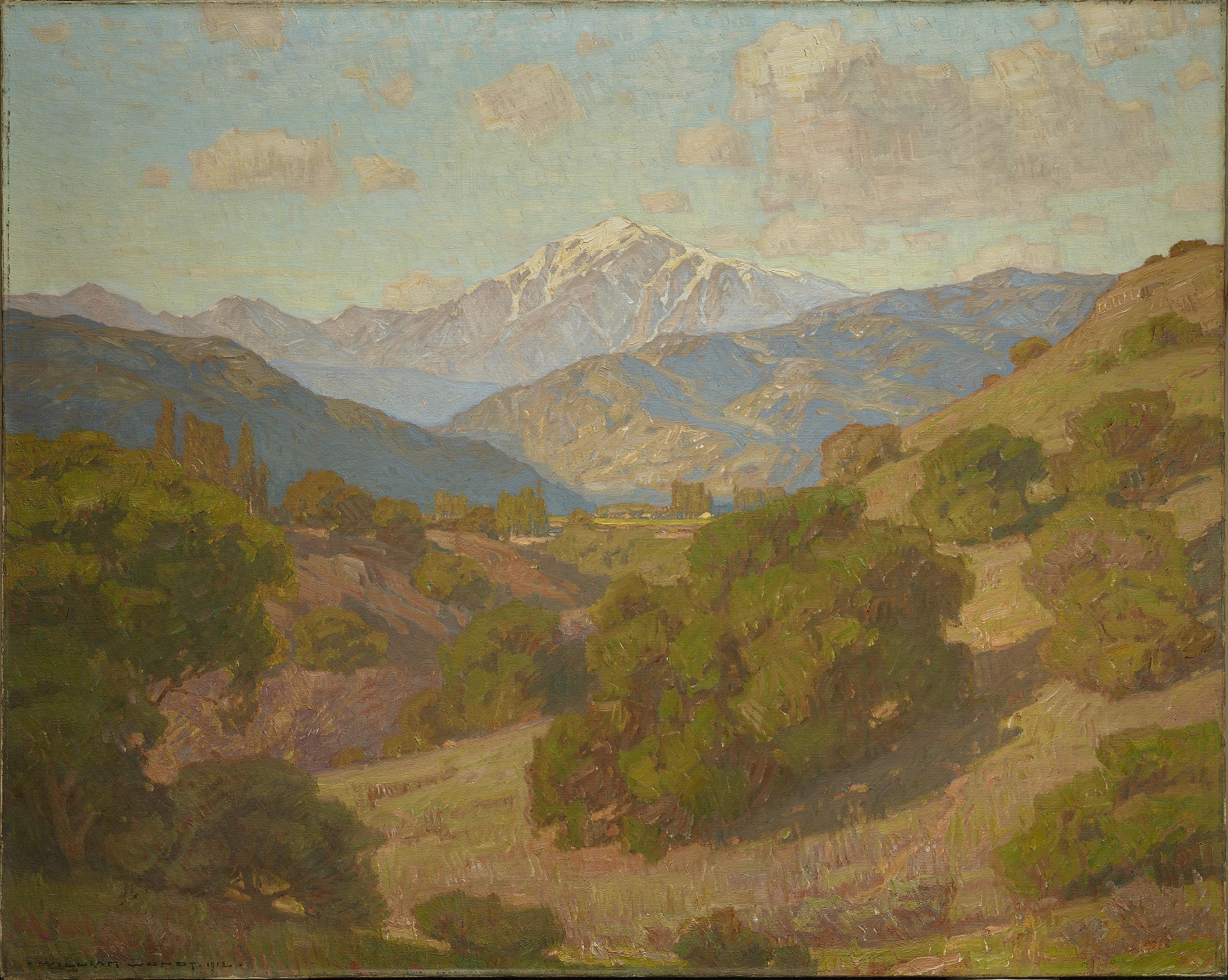 Mont San Antonio - William Wendt image 1 copie de tableau peinte à la main