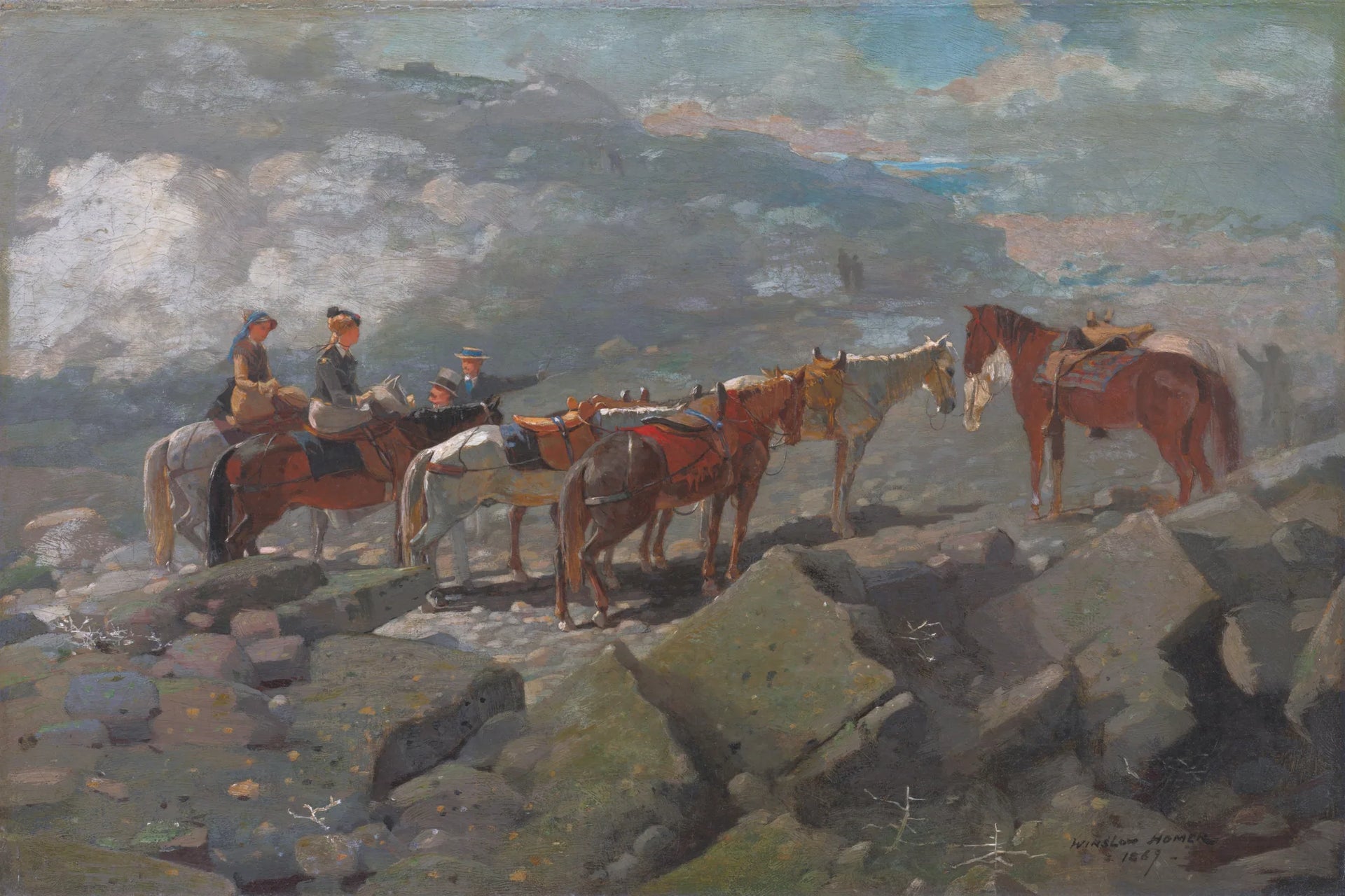 Mont Washington - Winslow Homer image 1 tableau peint à l’huile sur toile