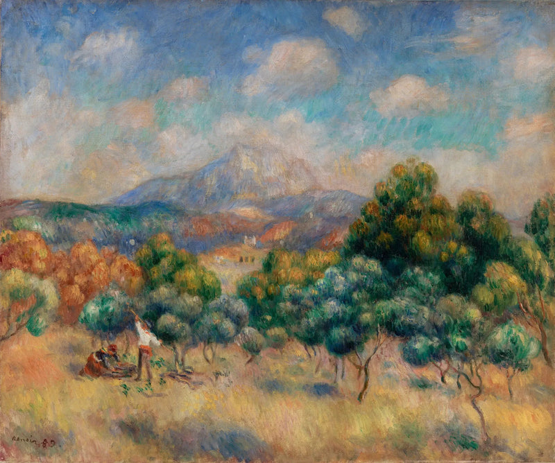 Montagne Sainte-Victoire (Landschaft) - Pierre-Auguste Renoir