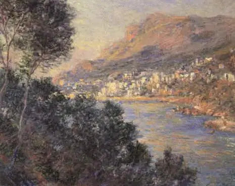 Monte-Carlo vu de Roquebrune - Claude Monet image 1 reproduction réalisée par Alpha Reproduction
