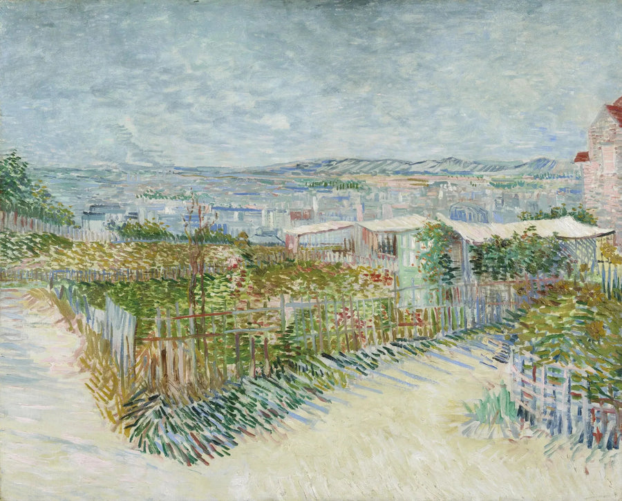 Montmartre: hinter der Moulin de la Galette - Vincent van Gogh