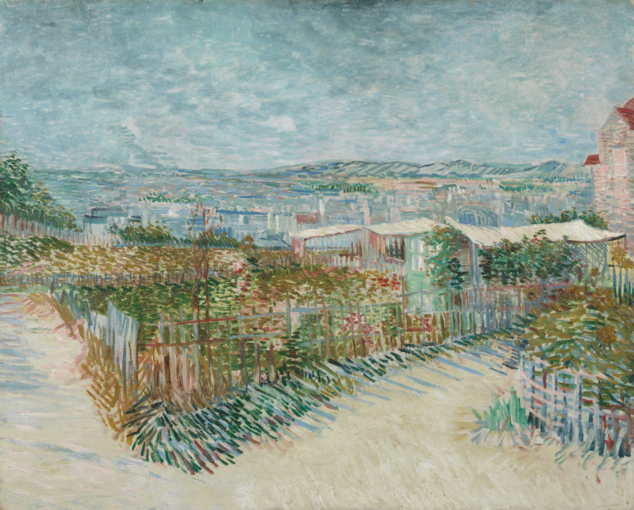 Montmartre: hinter der Moulin de la Galette - Vincent van Gogh