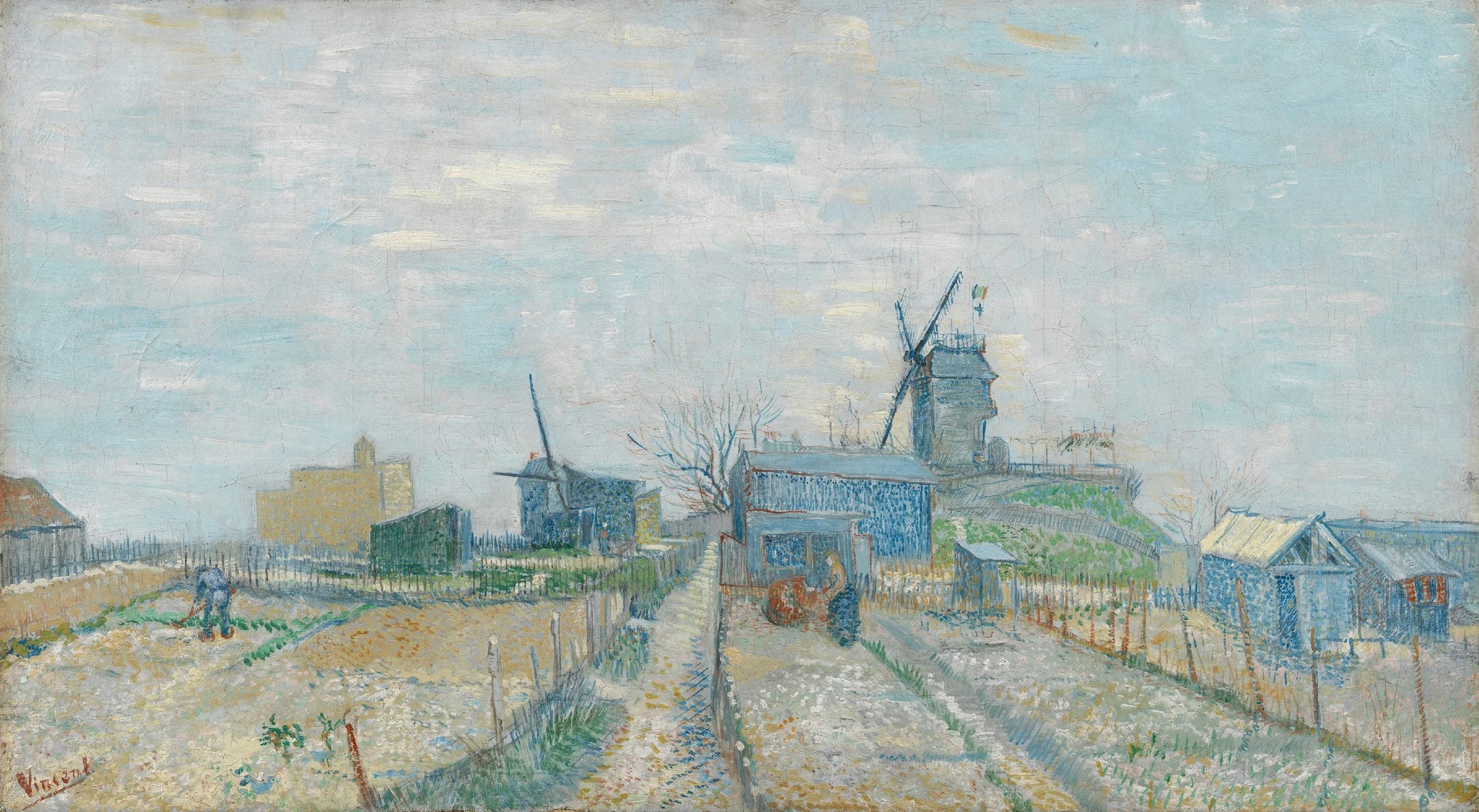 Montmartre, moulins et potagers F346 de Vincent van Gogh, Van Gogh Museum