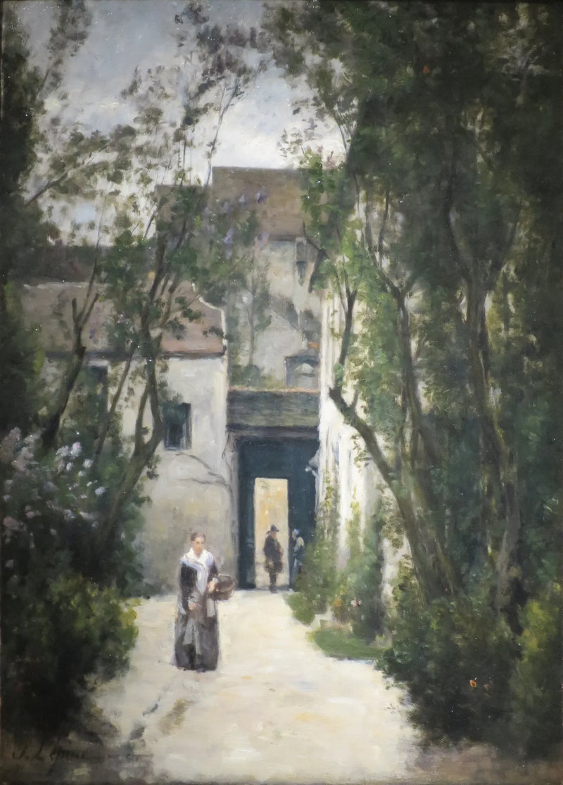 Montmartre. Ein Hof in der Fontenelle-Straße - Stanislas Lépine