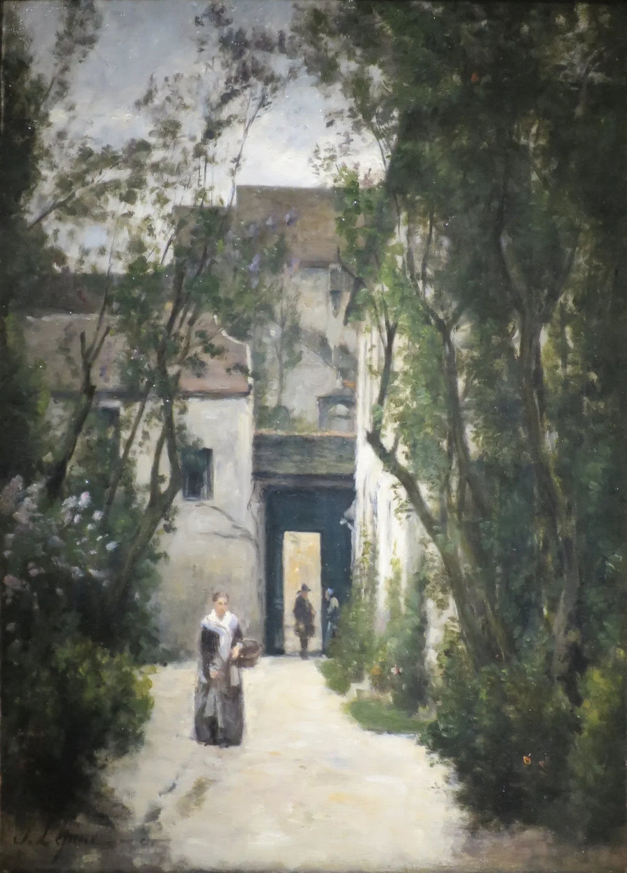Montmartre. Ein Hof in der Fontenelle-Straße - Stanislas Lépine