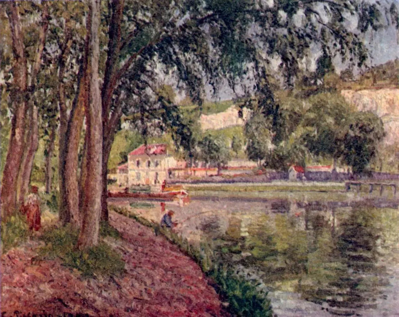 Moret, der Kanal von Loing - Camille Pissarro