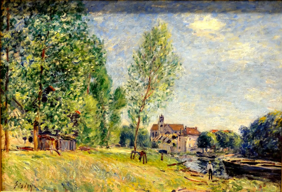 Moret, die Werft in Matrat - Alfred Sisley