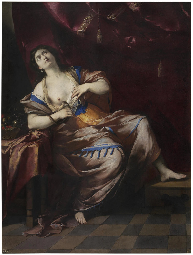 La mort de Cléopâtre - Andrea Vaccaro