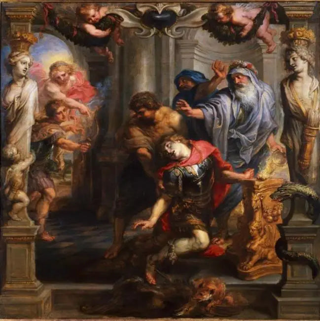 Der Tod des Achilles - Peter Paul Rubens