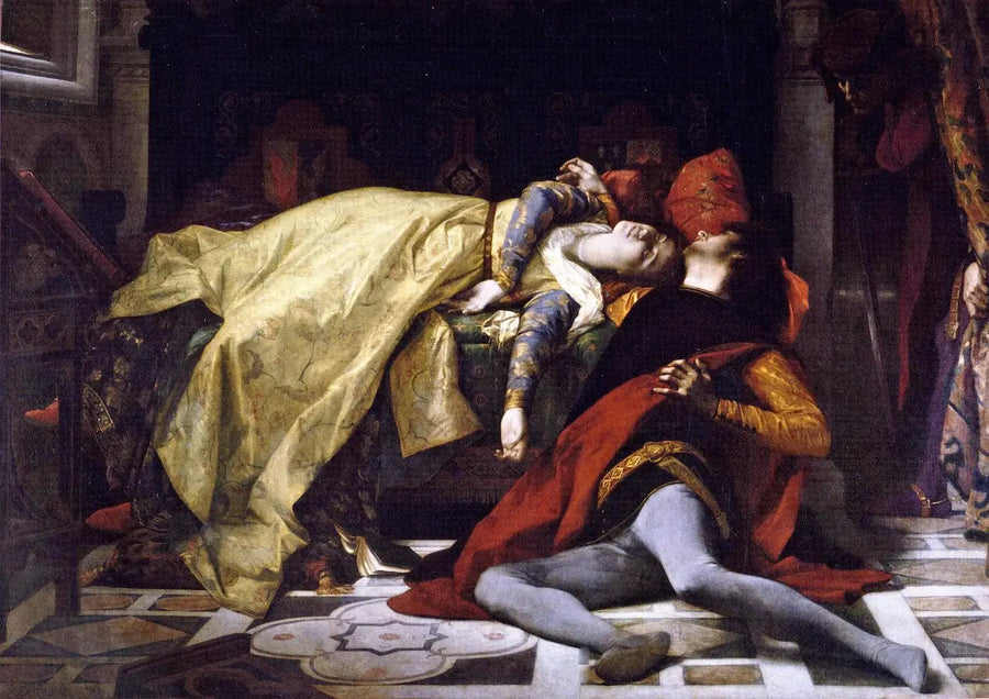 Tod von Francesca de Rimini und Paolo Malatesta - Alexandre Cabanel