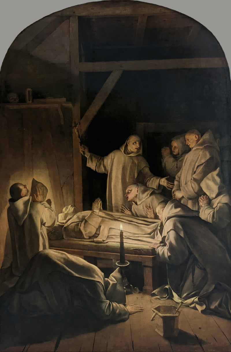 Tod des heiligen Bruno - Eustache Le Sueur