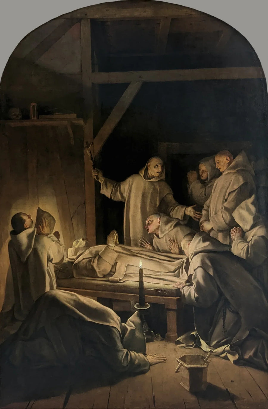 Tod des heiligen Bruno - Eustache Le Sueur
