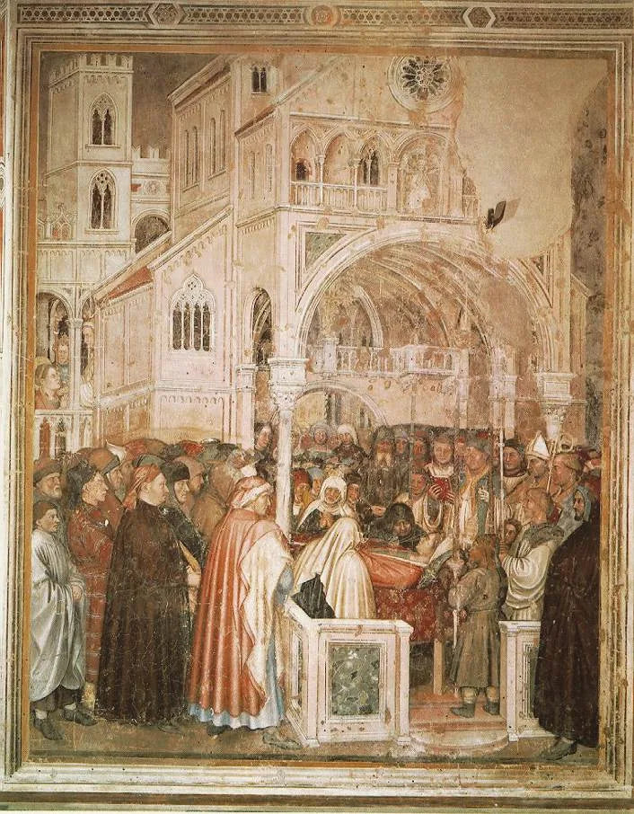 Tod der Heiligen Lucia - Altichiero da Zevio