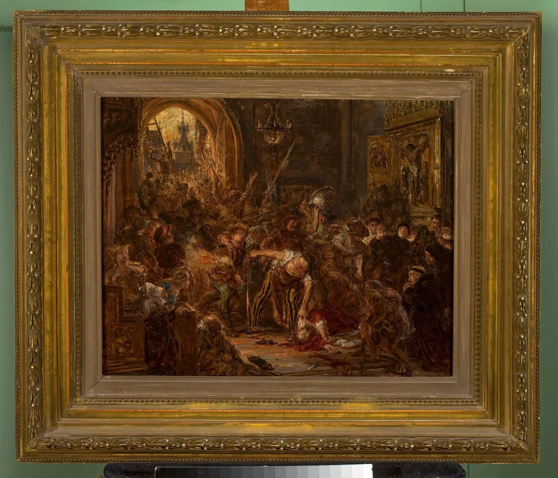 Tod von Tęczyński in der Franziskanerkirche - Jan Matejko