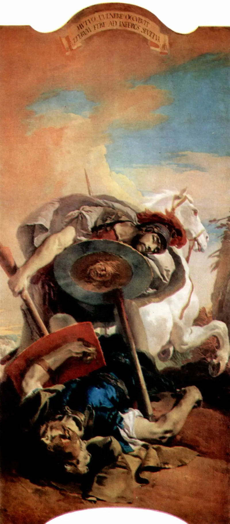 Tod des Konsuls L. J. Brutus bei einem Duell mit Aruns - Giovanni Battista Tiepolo