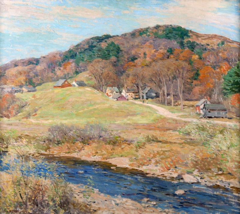 Mosaik im November - Willard Metcalf