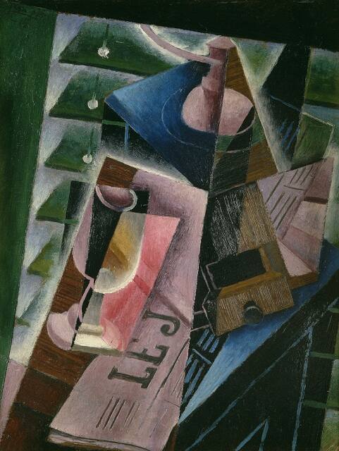 Moulin à café et verre - Juan Gris - Alpha Reproduction