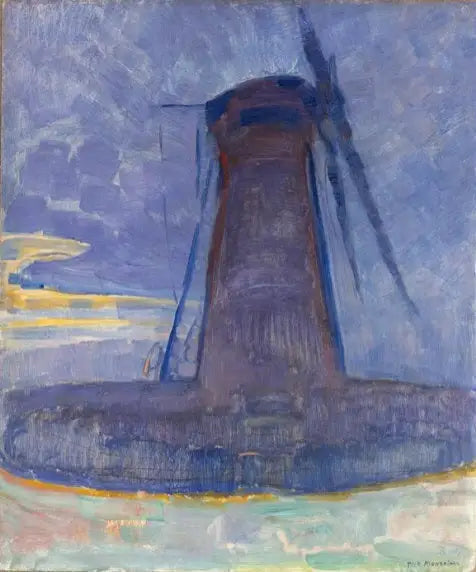 Mühle in Domburg - Piet Mondrian