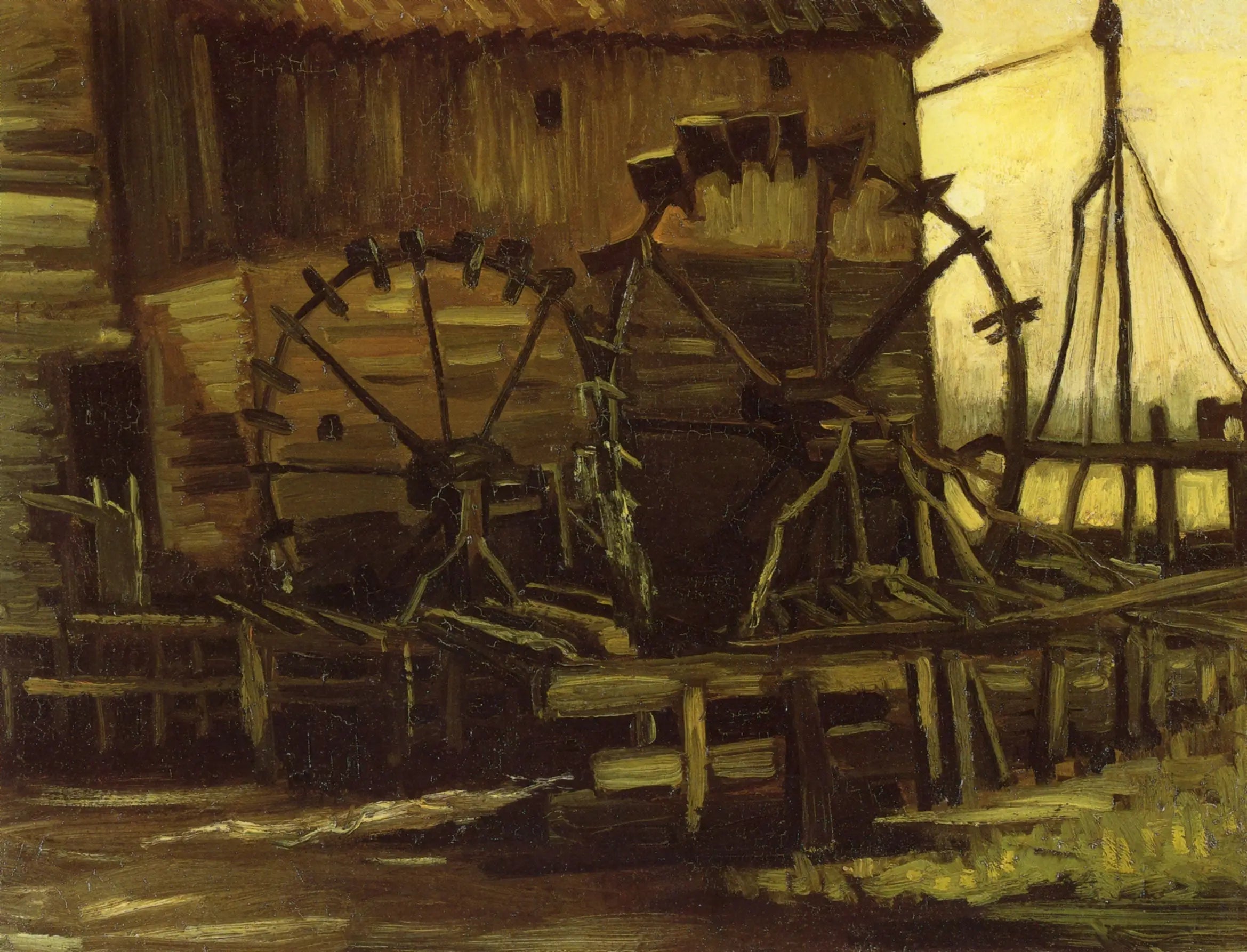 Moulin à eau de Gennep - Vincent van Gogh image 1 reproduction réalisée par Alpha Reproduction