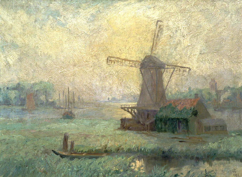 Windmühle, Holland - Maurice Galbraith Cullen