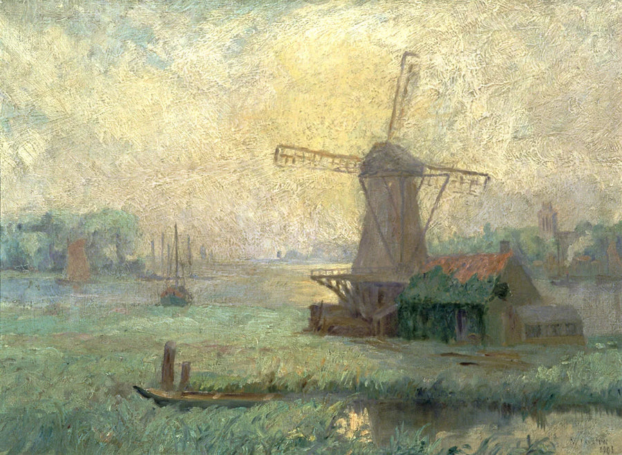 Windmühle, Holland - Maurice Galbraith Cullen