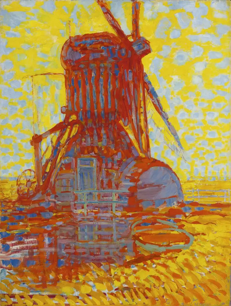 Mühle im Sonnenlicht - Piet Mondrian
