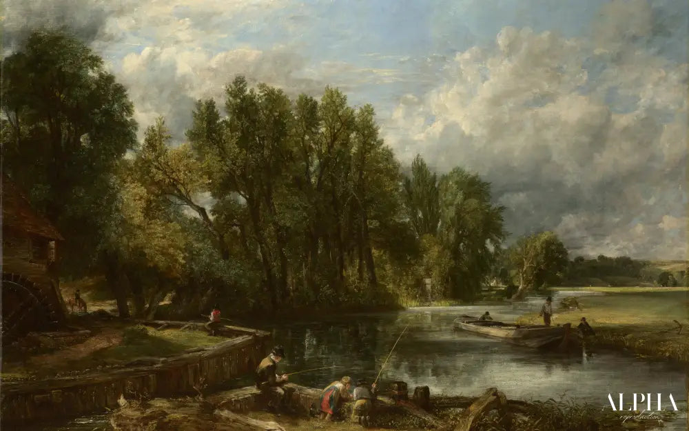 Moulin de Stratford, 1820 - John Constable - Reproductions de tableaux et peintures haut de gamme