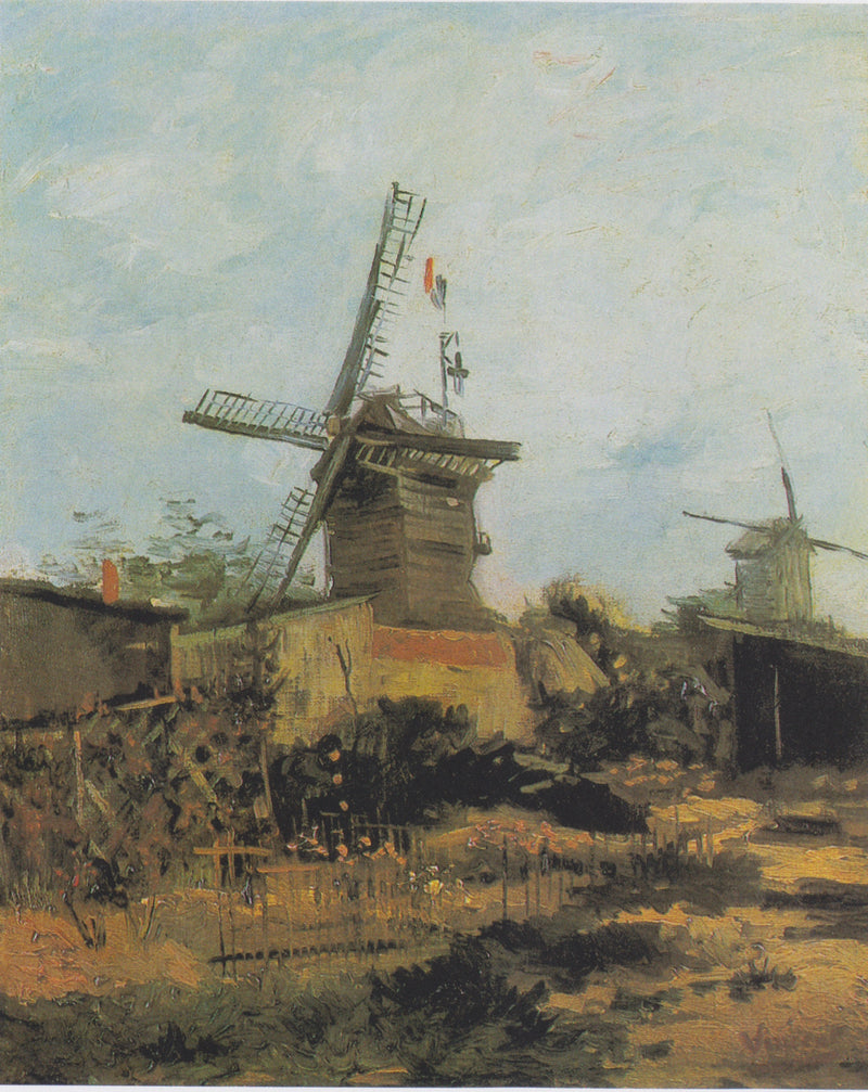Die Windmühlen von Montmartre - Vincent van Gogh