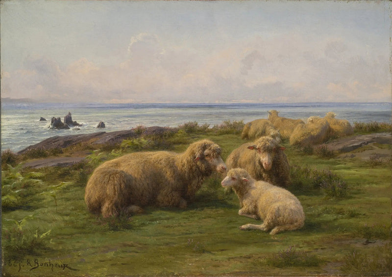 Schafe am Meerestrand - Rosa Bonheur