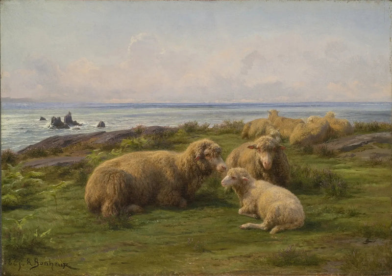 Schafe am Meerestrand - Rosa Bonheur