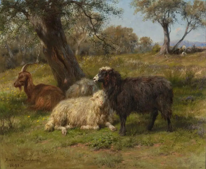Schafe und Ziegen - Rosa Bonheur