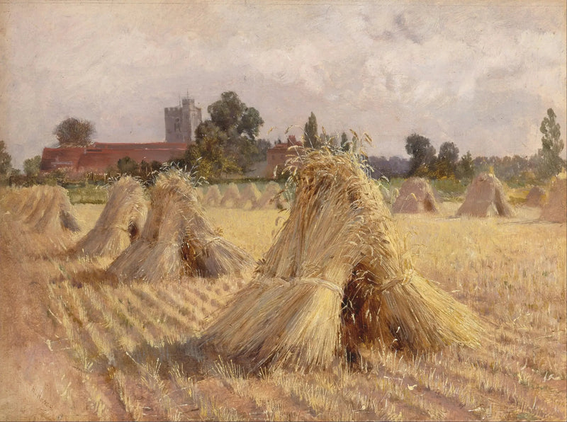 Maiskolben in der Nähe der Bray-Kirche - Heywood Hardy