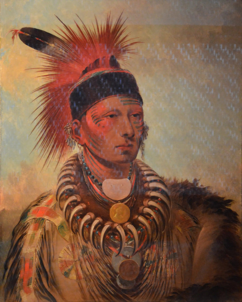 Mu-hu-she-kaw (Die weiße Wolke) - George Catlin