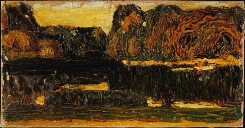 München, Englischer Garten (See und Boot) - Vassily Kandinsky