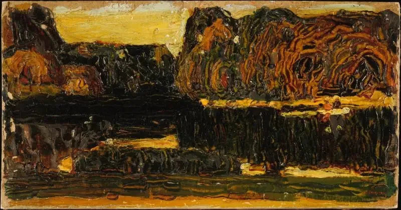 München, Englischer Garten (See und Boot) - Vassily Kandinsky