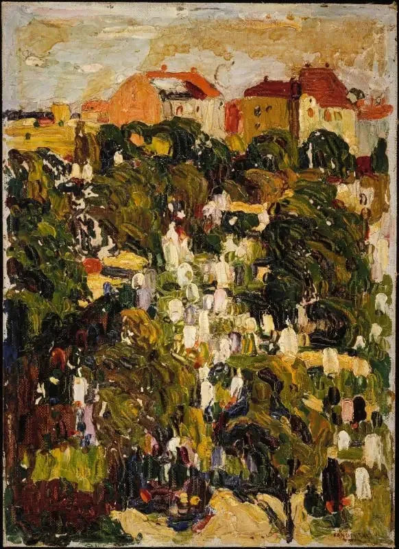 München, der Nordfriedhof - Vassily Kandinsky