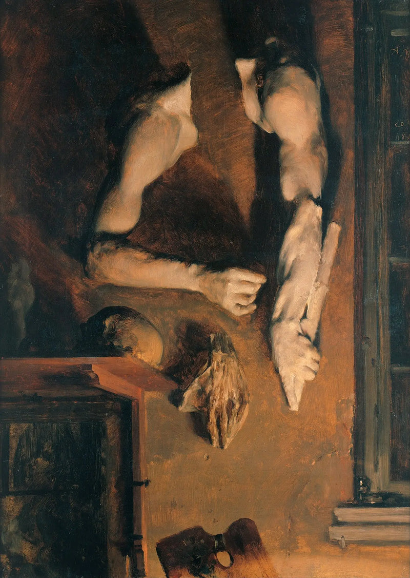 Atelierwand - Adolph von Menzel