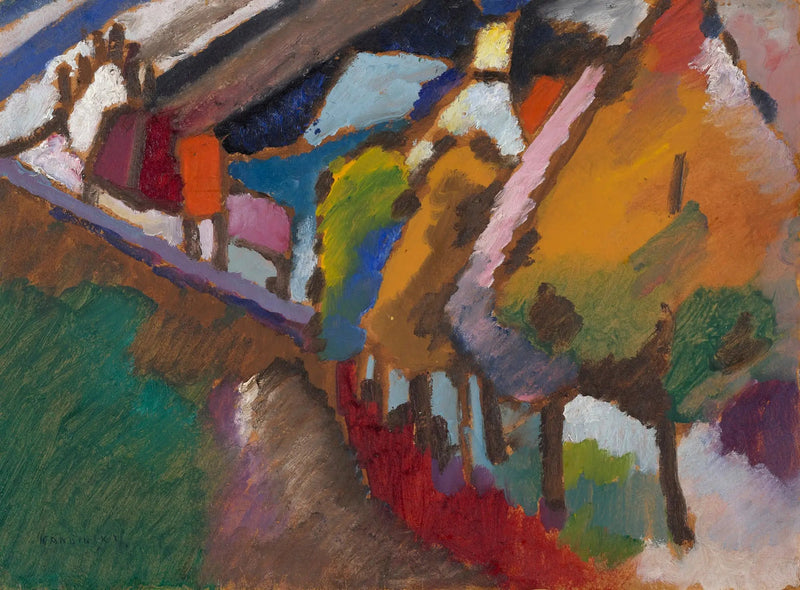 Murnau - Schloss und Kirche - Vassily Kandinsky