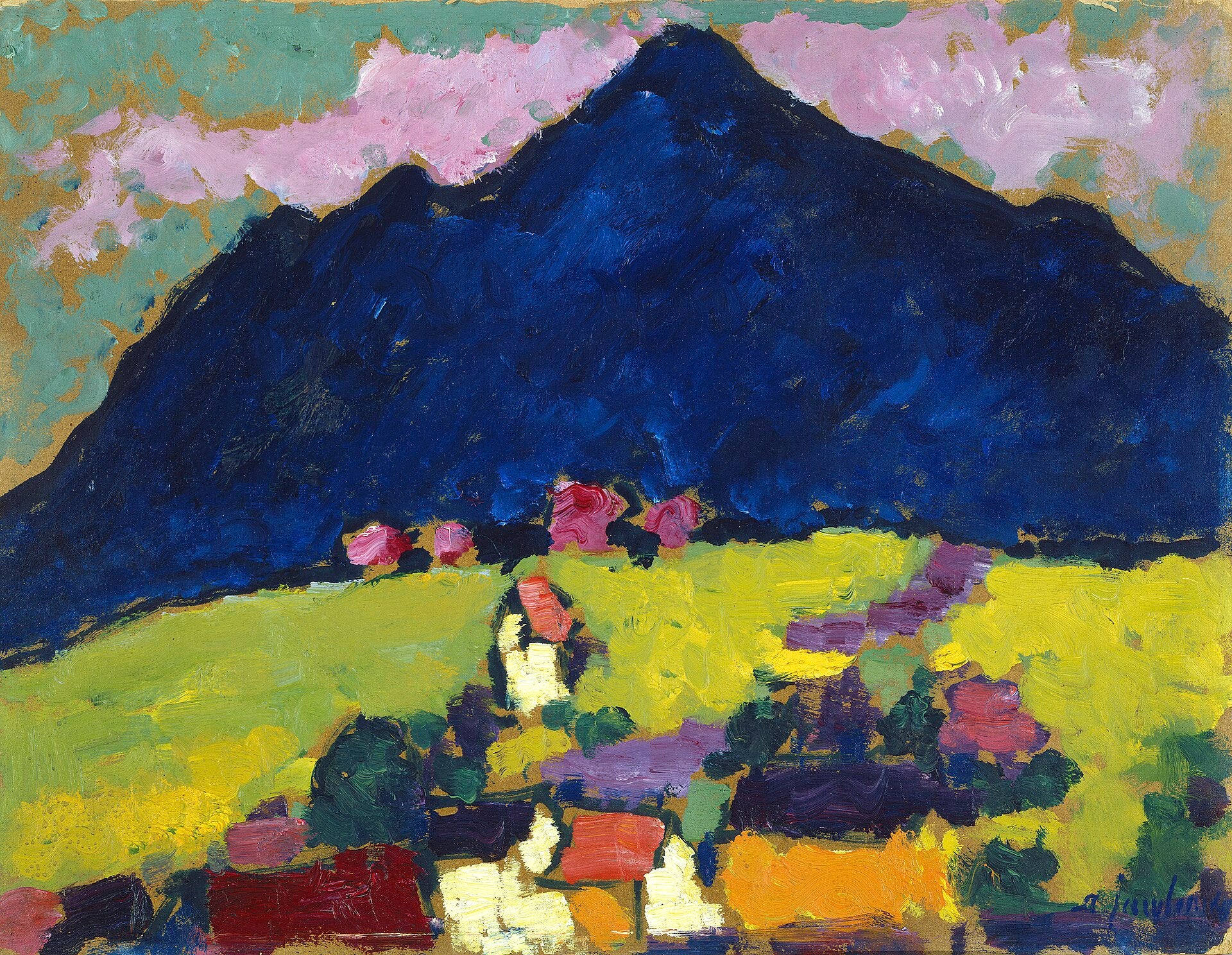 Paysage à Murnau - Alexej von Jawlensky