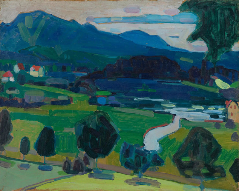 Murnau - Blick auf den Staffelsee - Vassily Kandinsky