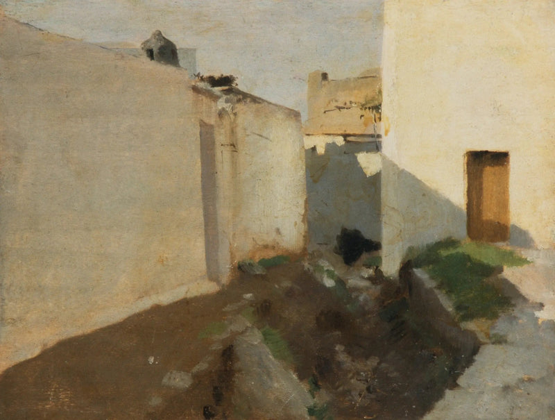 Weiße Wände in der Sonne, Marokko - John Singer Sargent