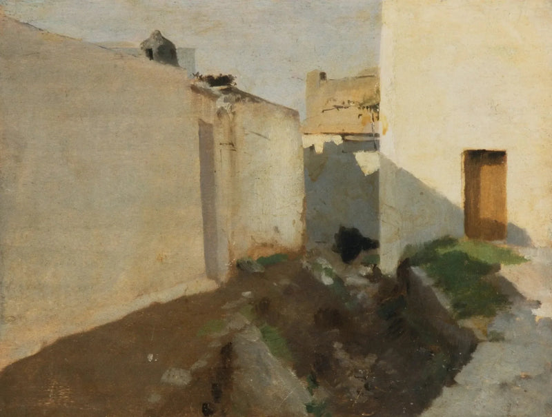 Weiße Wände in der Sonne, Marokko - John Singer Sargent