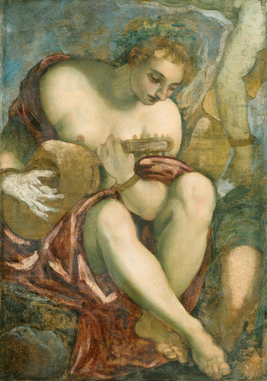 Muse avec luth - Le Tintoret