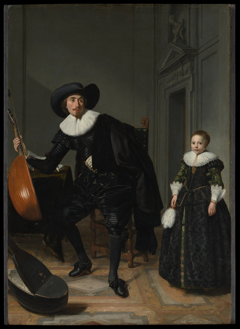 Un musicien et sa fille - Thomas de Keyser