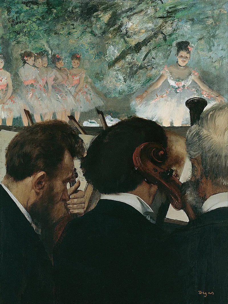 Musiker im Orchester - Edgar Degas