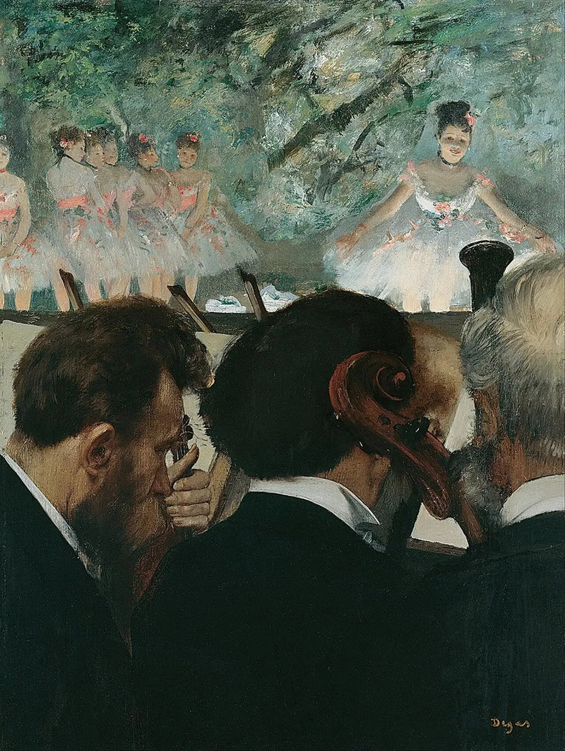 Musiker im Orchester - Edgar Degas